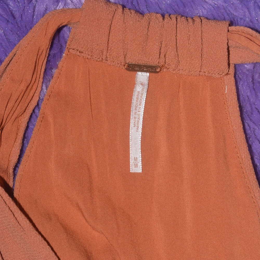 FREE PEOPLE Racerback Wrap Front Tank Top - Picture 5 of 5